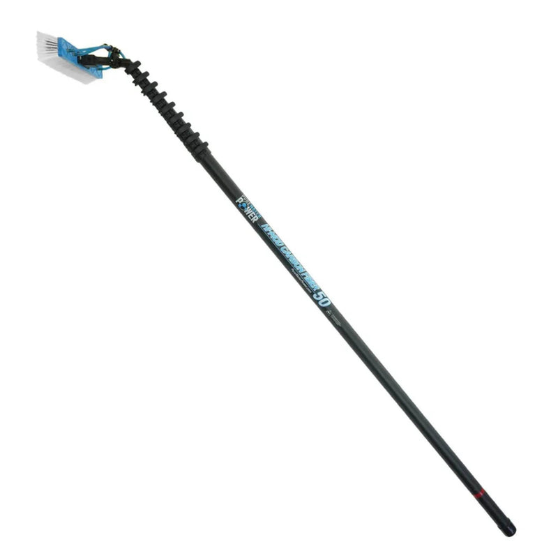 Pure Water Power High Mod Carbon Fiber Water Fed Pole - 50 Foot - US Cleaning Tools