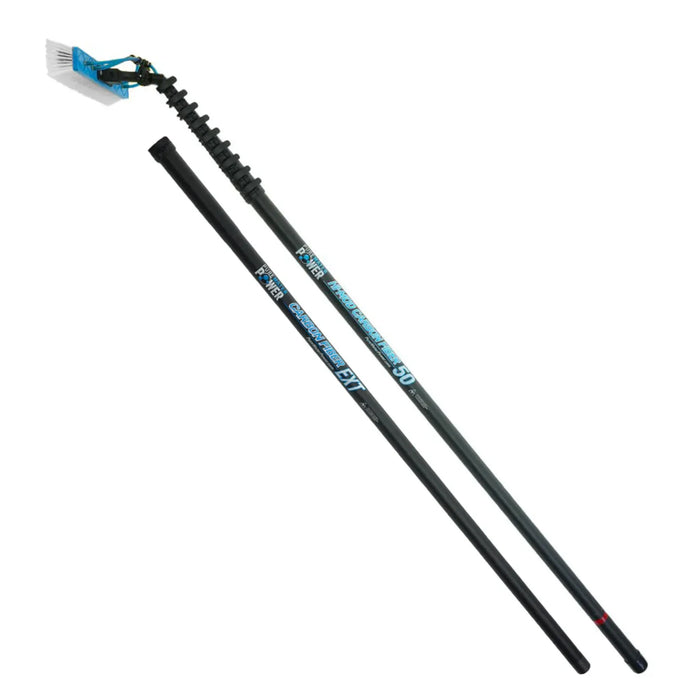 Pure Water Power High Mod Carbon Fiber Water Fed Pole - 60 Foot