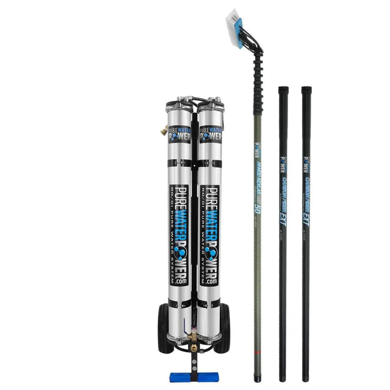 Pure Water Power Package Double RO/DI, Kevlar - 60 Foot - US Cleaning Tools