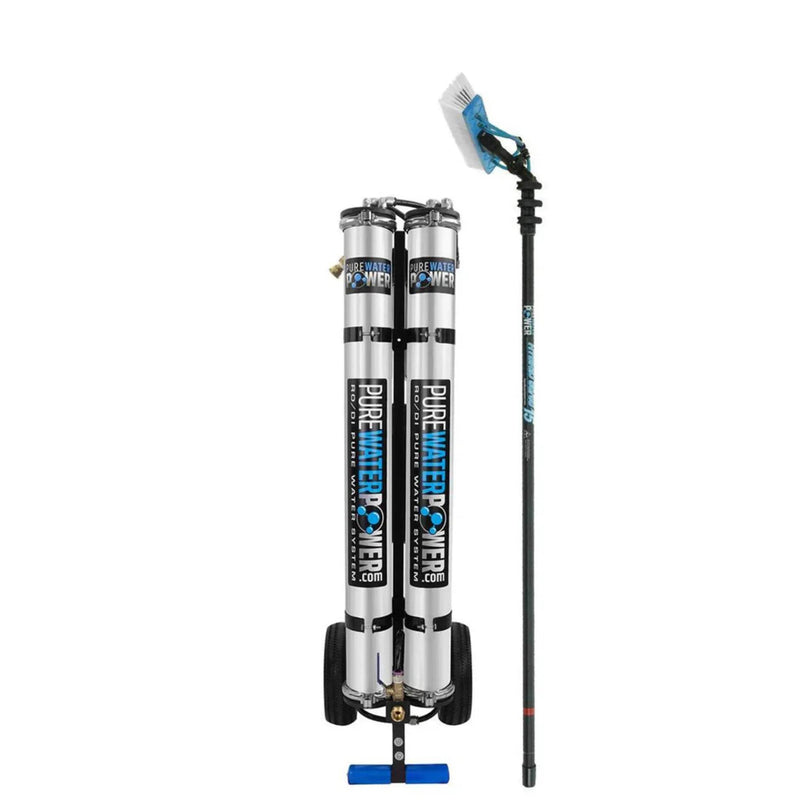 Pure Water Power Package Double RO/DI, Hybrid - 15 Foot - US Cleaning Tools