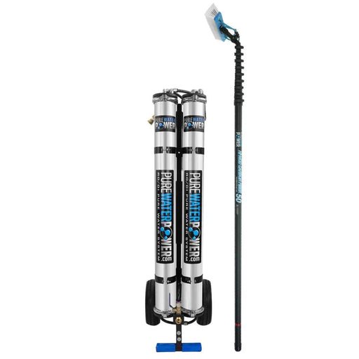 Pure Water Power Package Double RO/DI, High Mod Carbon Fiber - 50 Foot - US Cleaning Tools