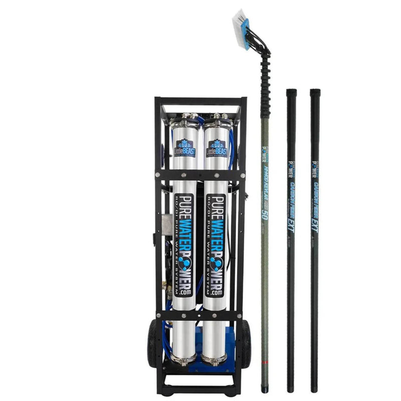 Pure Water Power Package Little Beast, Kevlar - 60 Foot - US Cleaning Tools