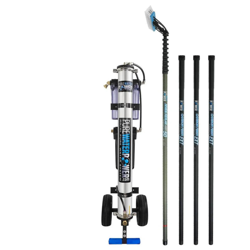 Pure Water Power Package Single RO/DI, Kevlar - 65 Foot - US Cleaning Tools