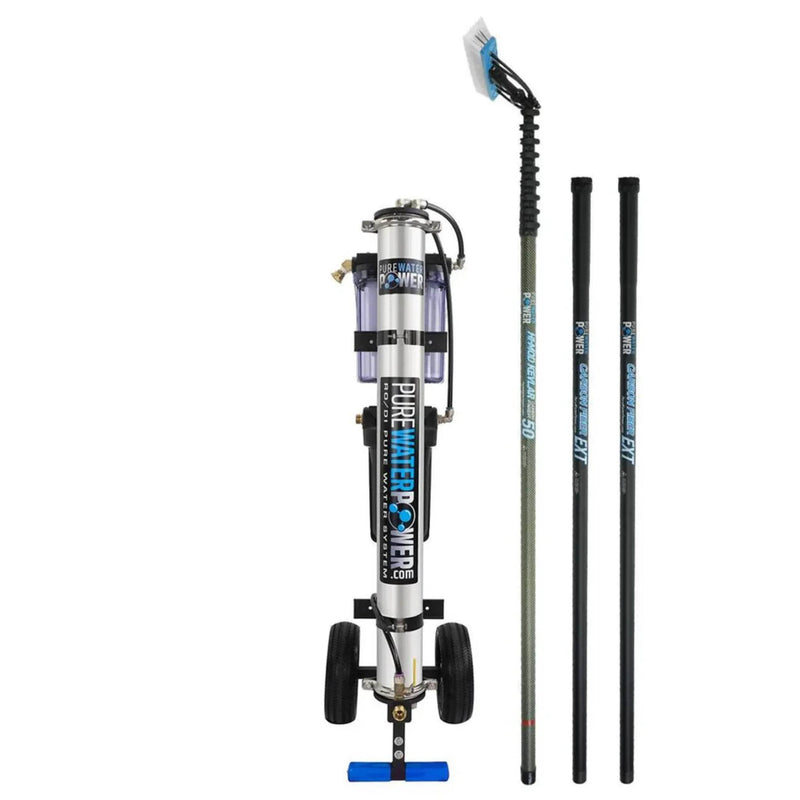 Pure Water Power Package Single RO/DI, Kevlar - 60 Foot - US Cleaning Tools