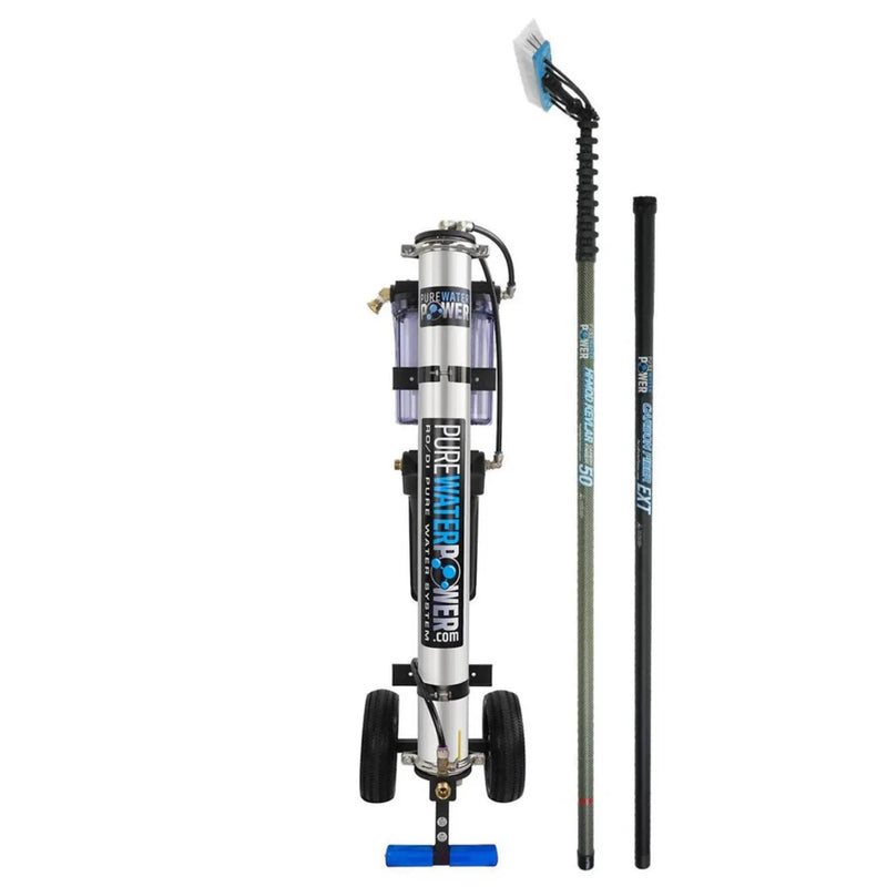 Pure Water Power Package Single RO/DI, Kevlar - 55 Foot - US Cleaning Tools