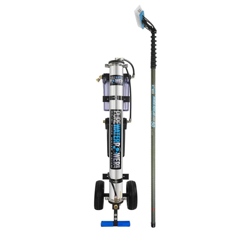 Pure Water Power Package Single RO/DI, Kevlar - 50 Foot - US Cleaning Tools