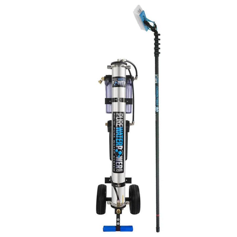 Pure Water Power Package Single RO/DI, Carbon Fiber - 30 Foot - US Cleaning Tools