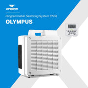 XPOWER Olympus PSS1 Programmable Sanitizing System – 600 CFM HEPA Air Purifier with Digital Timer - US Cleaning Tools