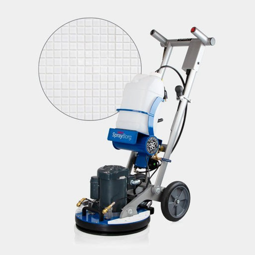 17" ORBOT SprayBorg Hard Floor Package floor machine - front
