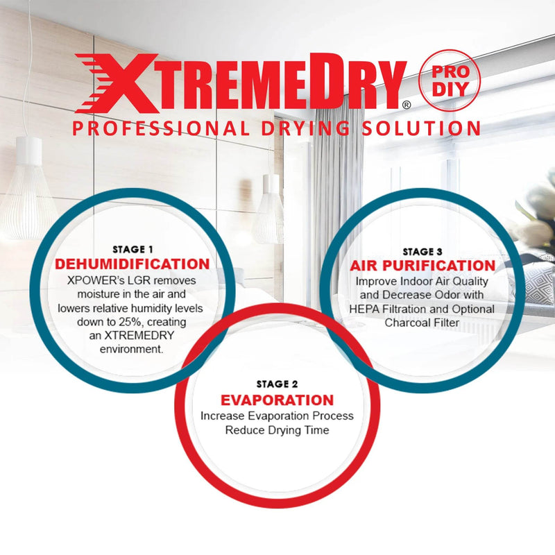 XPOWER XTREMEDRY Mojave DIY Pro-Drying System - US Cleaning Tools