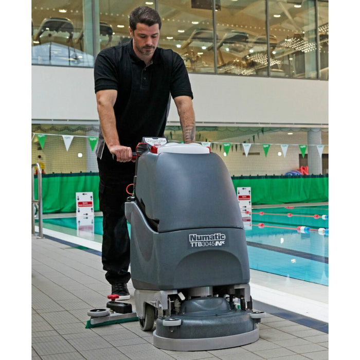 NaceCare TGB 817NX Battery Walk Behind Scrubber – 17" Pad Assist, NX300 System - US Cleaning Tools
