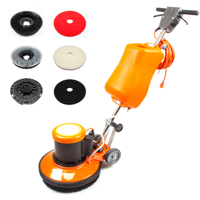 SM420AC 17" Professional Multi-Functional Floor Buffer Scrubber - High Power, Large Capacity for Industrial and Commercial Use