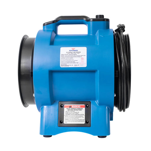 XPOWER X-8 Industrial Confined Space Air Fan - 1/3 HP