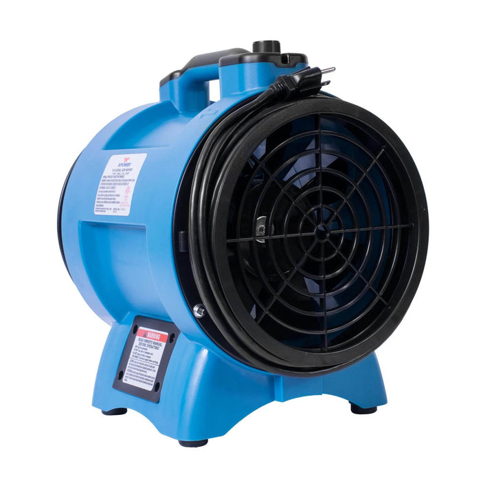 XPOWER X-8 Industrial Confined Space Air Fan - 1/3 HP - US Cleaning Tools