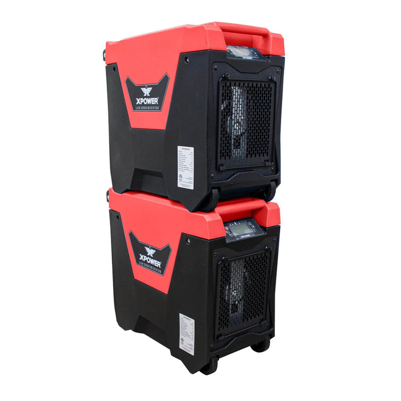 XPOWER XD-85L2 Commercial LGR Dehumidifier – Auto Pump, Drain Hose, Portable Water Damage Restoration - US Cleaning Tools