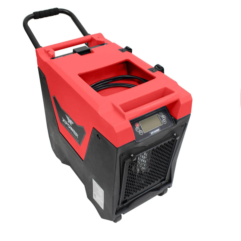 XPOWER XD-85L2 Commercial LGR Dehumidifier – Auto Pump, Drain Hose, Portable Water Damage Restoration - US Cleaning Tools