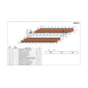Hawk Enterprises A0022-5 FMS Complete Squeegee Assembly with Wheels
