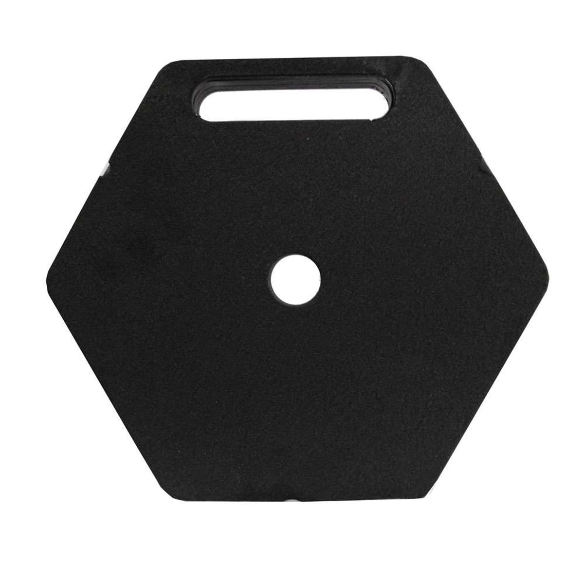 Hawk Enterprises A0303-10 Black Hexagonal Weight, Single 10 lb