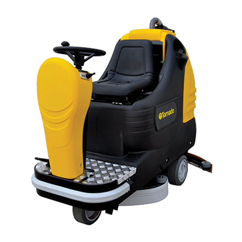 Tornado TS560-W28-UC Floor Scrubber – 27 in Path, 27-Gal Solution, Ride-On