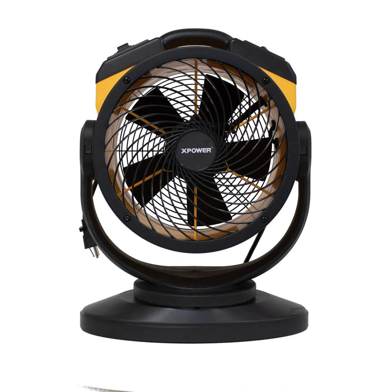 XPOWER FC-100S Multipurpose 11” Pro Air Circulator Utility Fan with Oscillating Feature - US Cleaning Tools