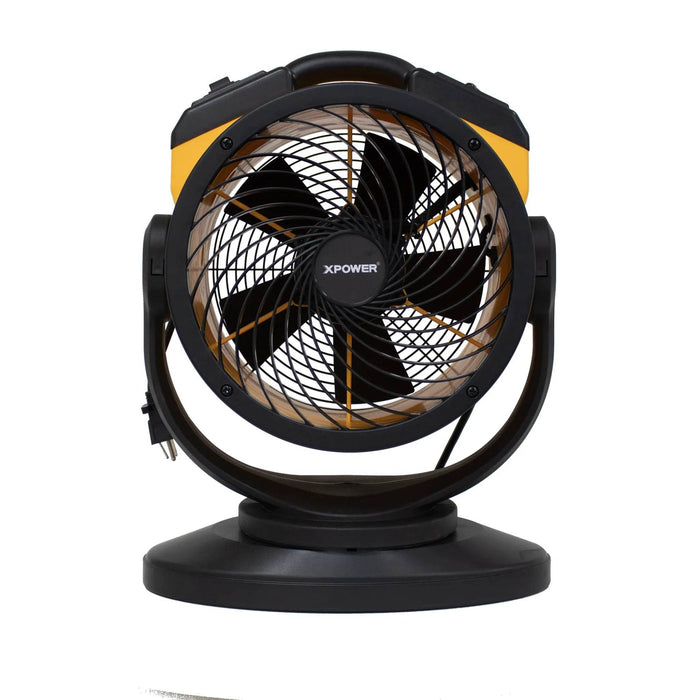 XPOWER FC-100S Multipurpose 11” Pro Air Circulator Utility Fan with Oscillating Feature - US Cleaning Tools