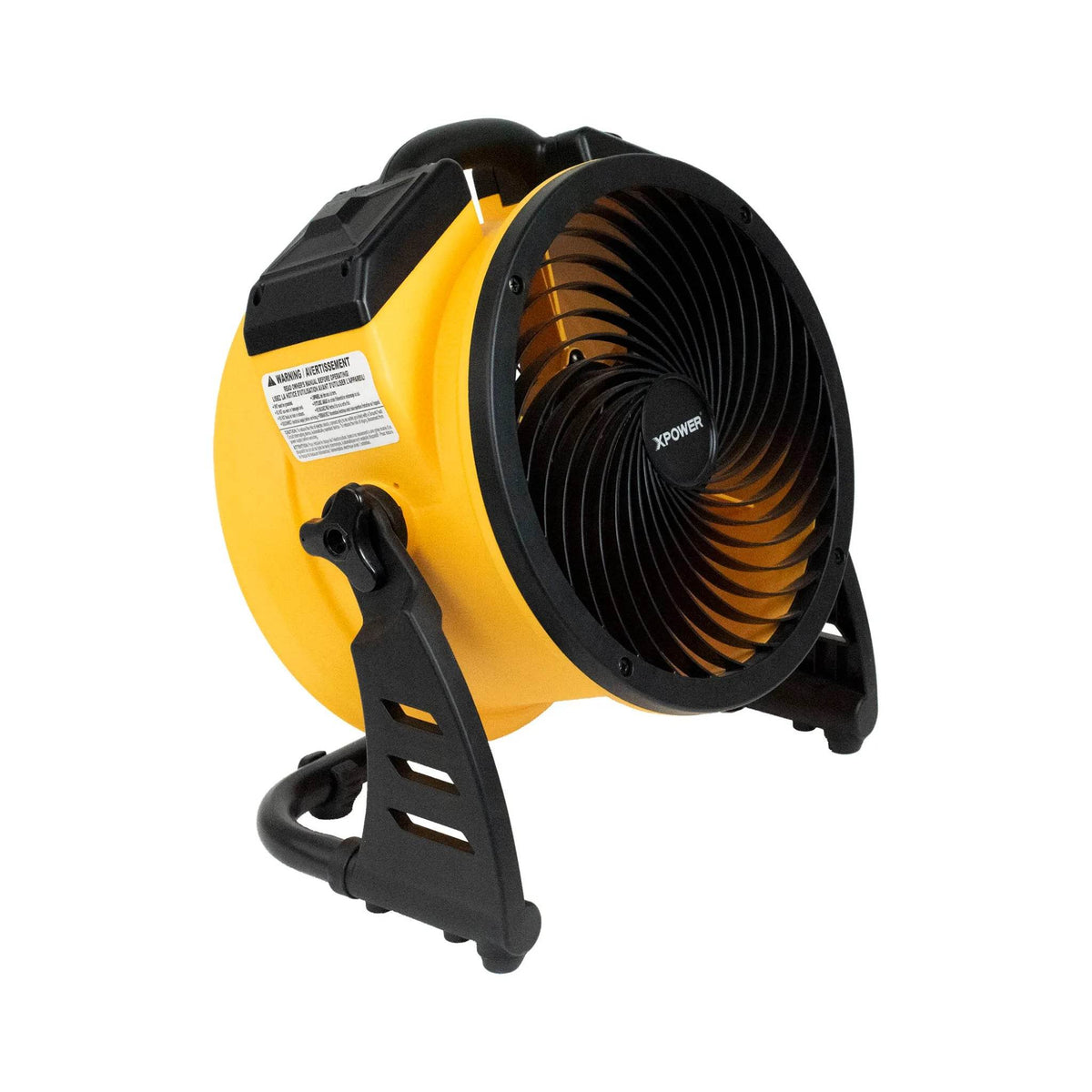 XPOWER FC-125B Rechargeable Cordless Air Circulator - Water Damage Restoration – Fan, 900 CFM, 115V