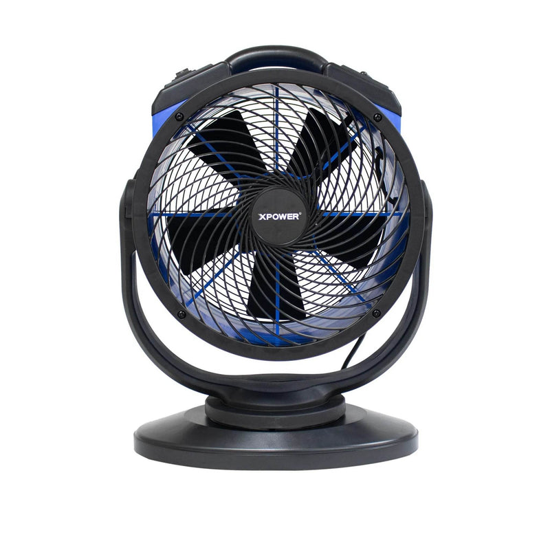 XPOWER FC-300S Multipurpose 14” Pro Air Circulator Utility Fan with Oscillating Feature - US Cleaning Tools