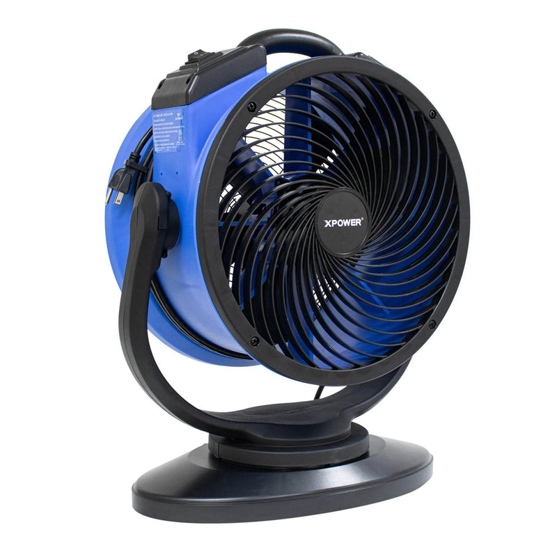 XPOWER FC-300S Multipurpose 14” Pro Air Circulator Utility Fan with Oscillating Feature - US Cleaning Tools