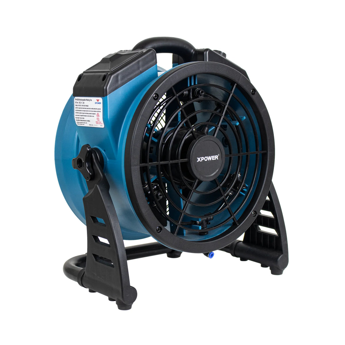 XPOWER FM-65B Battery Misting Fan & Air Circulator – 900 CFM, 22W DC, 9.1 lbs