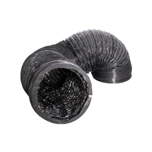 Abatement Black Mylar Flex Duct, Wire Reinforced, 8" - H2020-08 - US Cleaning Tools