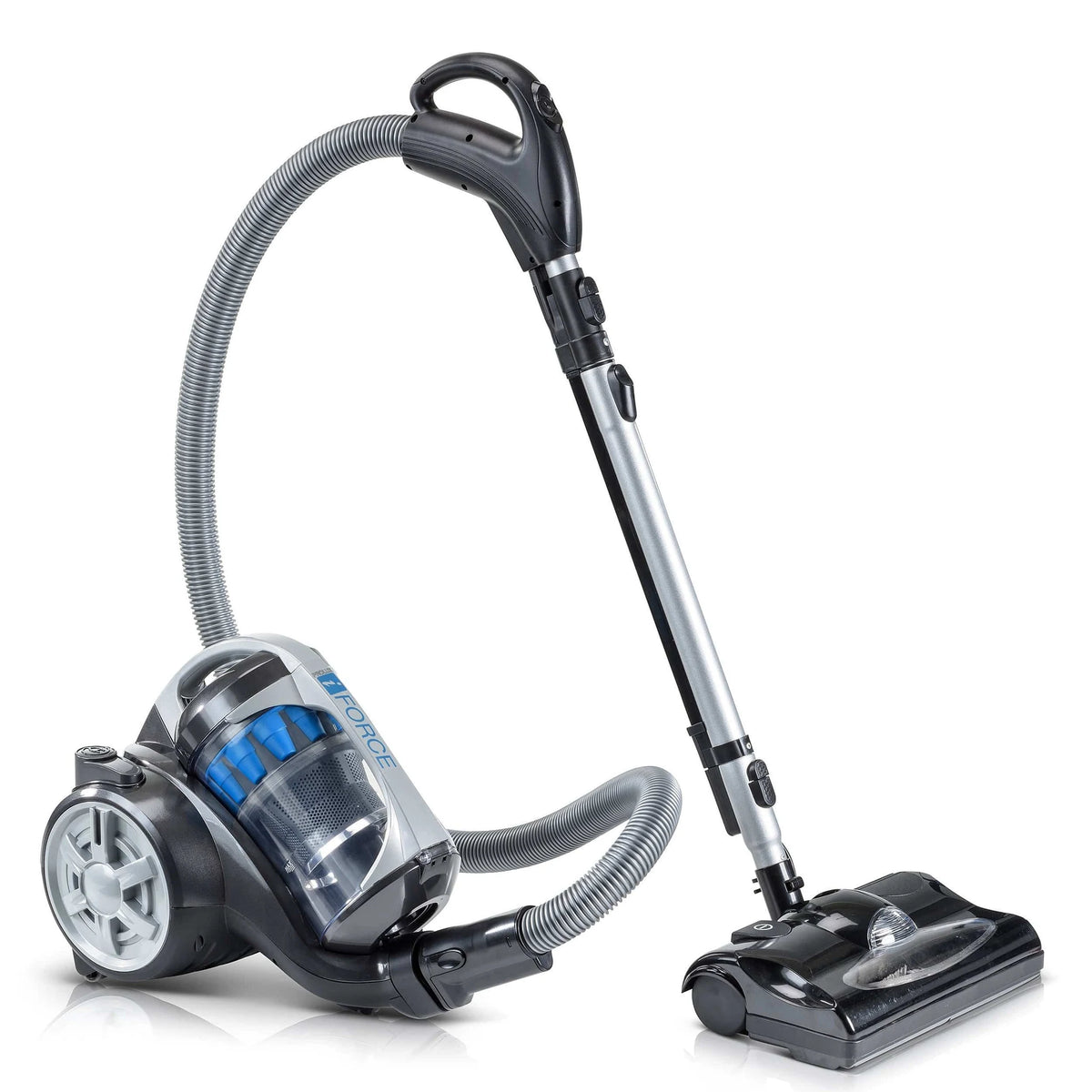 Prolux iFORCE Bagless Canister Vacuum - 2 Stage HEPA, Power Nozzle