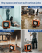 AlorAir PureAiro HEPA Max 970 Professional 3-Stage Filtration Air Scrubber, Negative Machine Air Cleaner with UV-C Light, 750 CFM, Water Damage Restoration for Air Purifier, 10 Years Warranty, Orange
