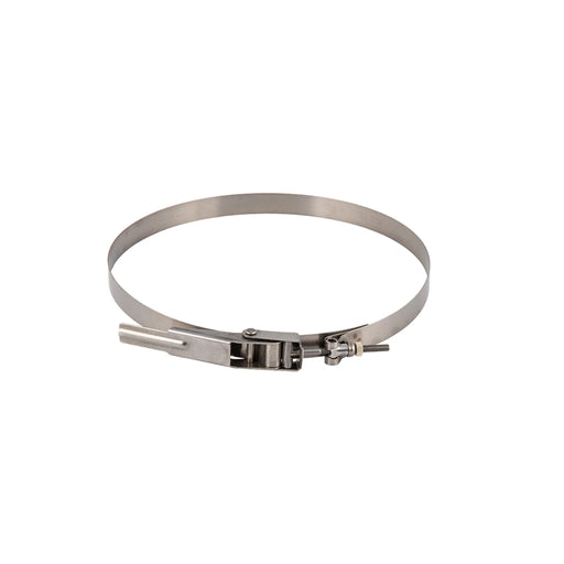 Abatement Technologies H2350-12 12-inch stainless steel locking duct clamp – front