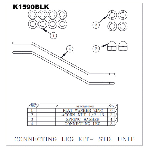 Hawk Enterprises K1590BLK floor machine accessory – front
