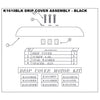 Hawk Enterprises K1610BLK Standard Black Drip Cover Kit with Hardware