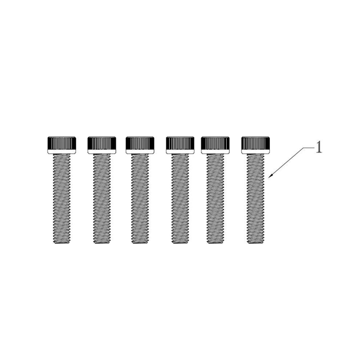 Hawk Enterprises K2501-1 Gearbox Coupler Mount Screws, 10-32 x 1.0