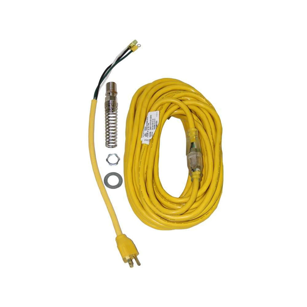 Hawk Enterprises K3010-50-1 50-Foot Power Cord and Pigtail with Hardware