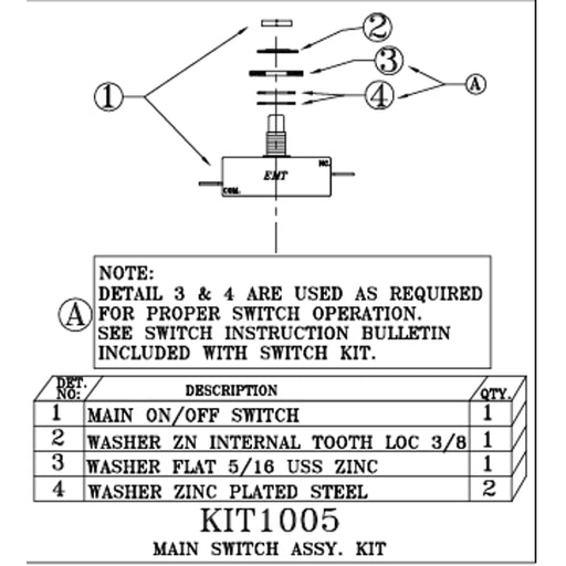 Hawk Enterprises K1001 floor machine part – angle