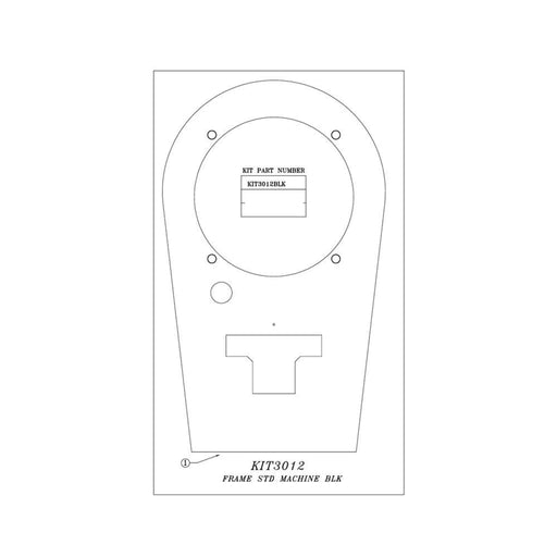 Hawk Enterprises K1551BLK floor machine part – front