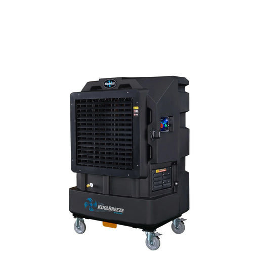 KwiKool KB105L1 KoolBreeze Industrial Evaporative Cooler – 24-inch fan, 7,250 CFM, front view