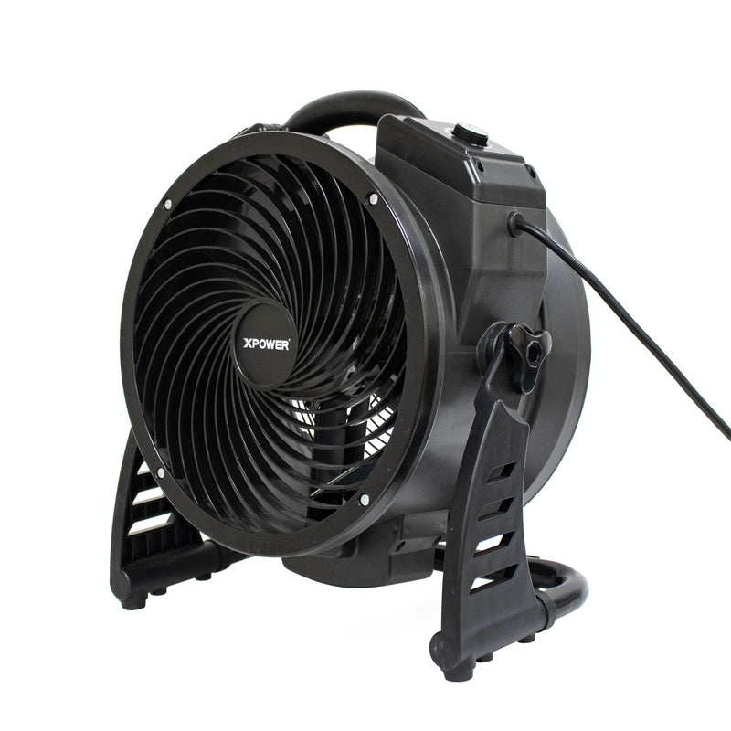 XPOWER M-25 Axial Air Mover with Ozone Generator – High-Performance Portable Ventilation - US Cleaning Tools
