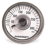 Mi-T-M 22-0446 Pressure Gauge, 250 PSI, 40mm Dia, 1/8" NPT