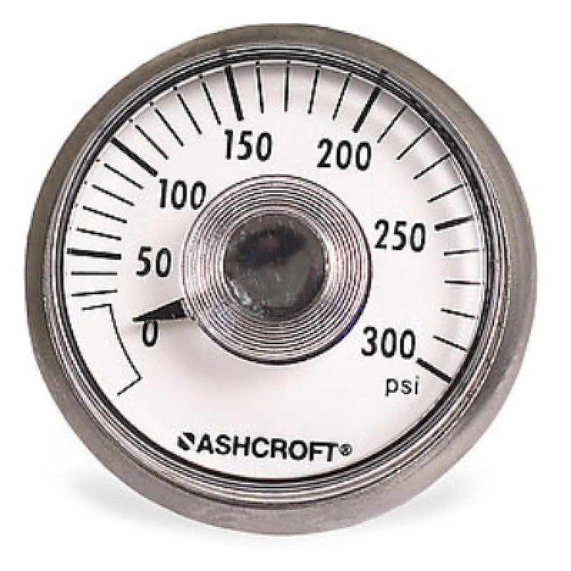 Mi-T-M 22-0446 Pressure Gauge, 250 PSI, 40mm Dia, 1/8