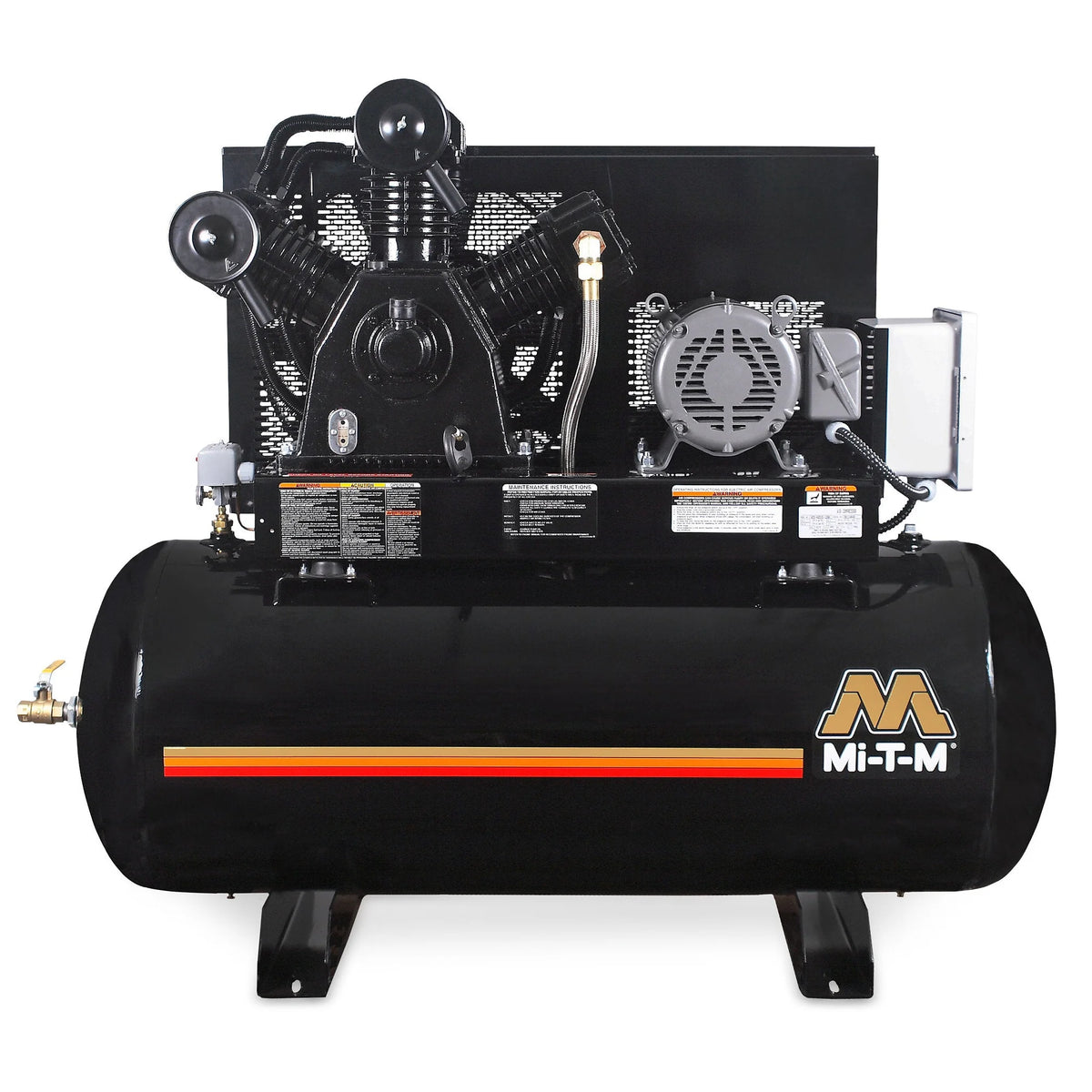 Mi-T-M AES-23315-120HM Air Compressor – 15 HP, 120-Gal, 46.5 CFM, 230V 3-Phase