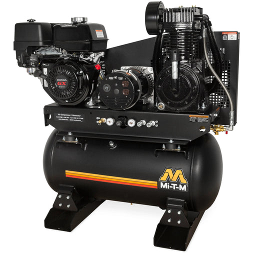 Mi-T-M AG2-SH13-30M Mi-T-M AG2-SH13-30M Air Compressor / Generator – 30-Gal, 15.7 CFM, 4000W Gen