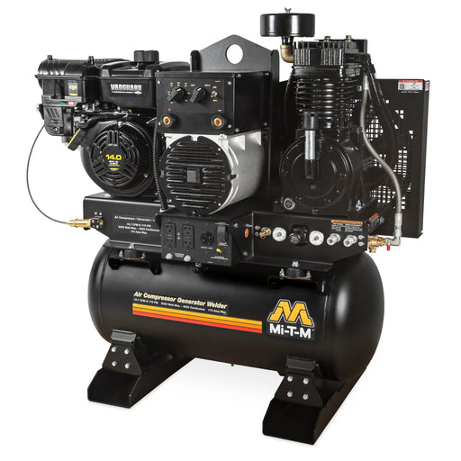 Mi-T-M AGW-SV14-30M Mi-T-M AGW-SV14-30M Air Compressor / Generator / Welder – 30-Gal, 16.4 CFM, 5...