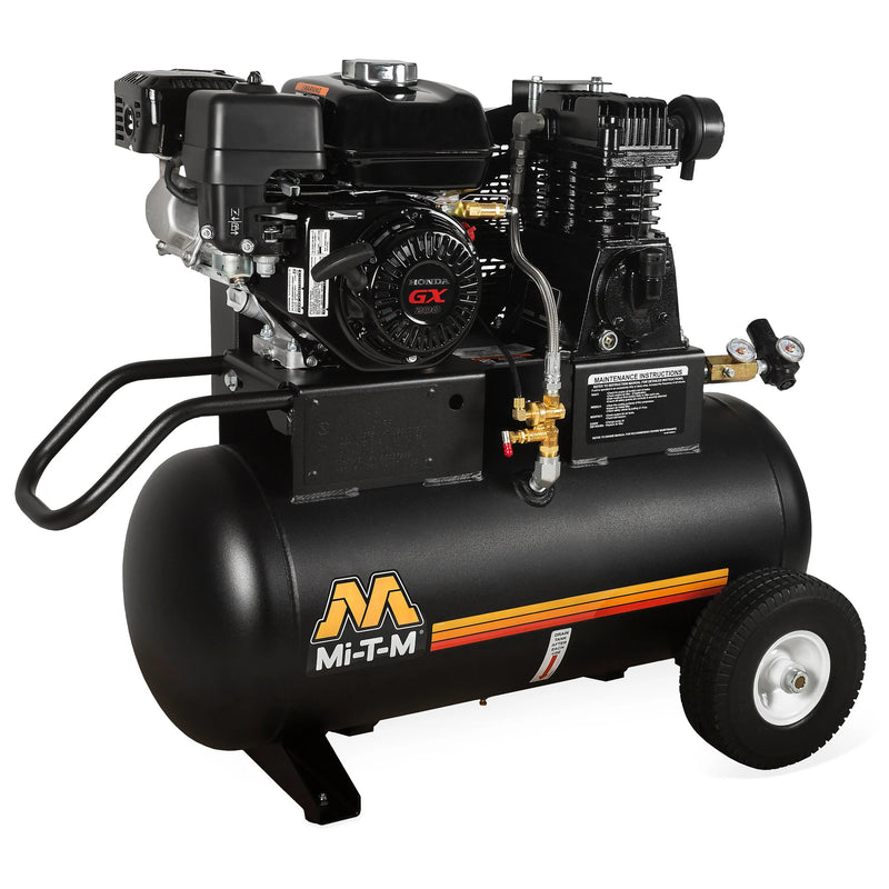 Mi-T-M AM1-PH65-20M Air Compressor – 20-Gal, 13.9 CFM, Honda