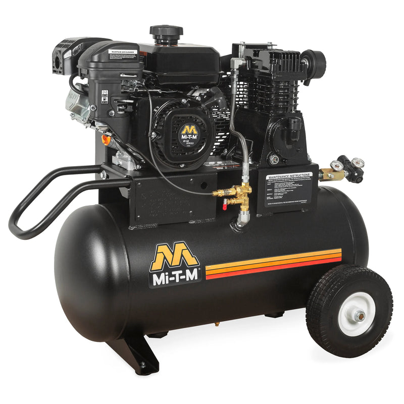 Mi-T-M AM1-PM07-20M Air Compressor – 20-Gal, 13.9 CFM, OHV engine