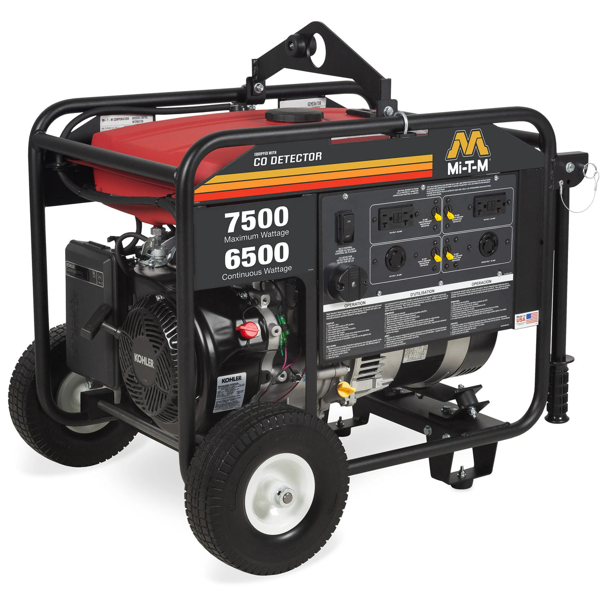 Mi-T-M GEN-6500-0MK1 Gasoline Generator – 7500W Max, 6500W Rated, Rehlko