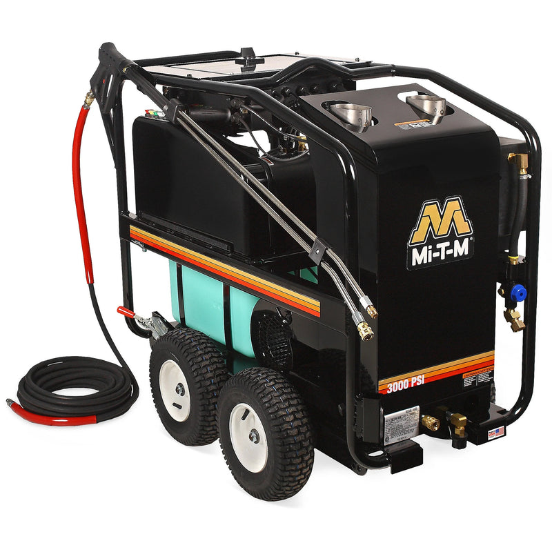 Mi-T-M HSE-3004-0M30 Hot Water Pressure Washer – 3000 PSI, 3.5 GPM, Diesel